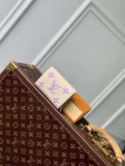 LV M80151 Cléa 钱夹 香芋紫 Monogram Empreinte 柔软牛皮