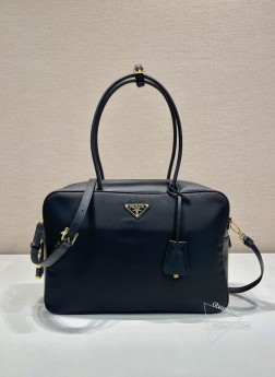 Prada普拉达 1BB131 锁头包 大号 Tessuto Tocker 再生尼龙 价格