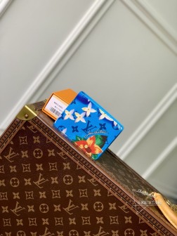 LV M83468 蓝色细长钱包 Monogram Surfin' 帆布