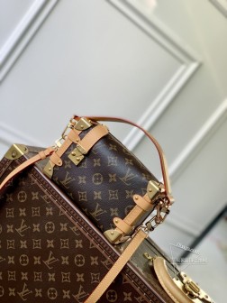 LV M46815 side trunk pm手袋 M46358 迷你老花 柔软材质