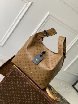 LV M46821 Atlantis 大号手袋 Monogram 帆布购物袋