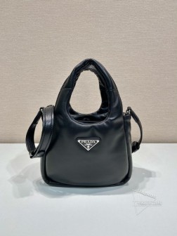 Prada普拉达 1BA359 小号菜篮子手袋 羊革材质 尺寸