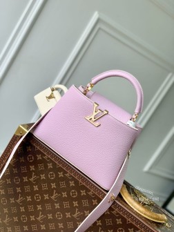 LV M21420粉色Capucines BB小号手袋 迷你顶级复刻
