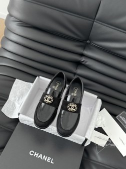 Chanel 24B新款乐福鞋矮子乐!代购品质,要高货的闭眼入。鞋面牛皮 内里羊皮 原版大底Size 1405