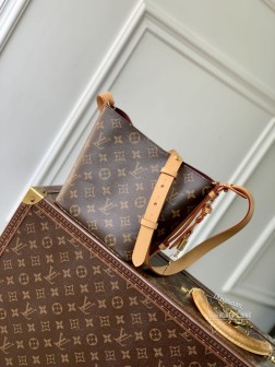 LV M12925 Monogram帆布 All InBB手袋,亮泽金属件,调节肩带