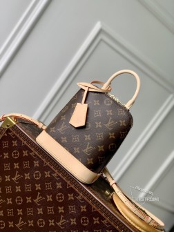 LV M47132 Alma 双肩包 Monogram 材质 2024 春夏女装秀