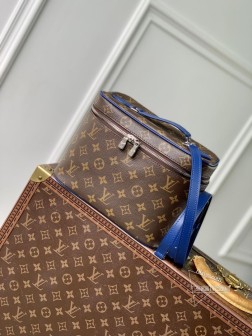 LV M12668 Nice BB 化妆包 Monogram Macassar 帆布 顶级A货