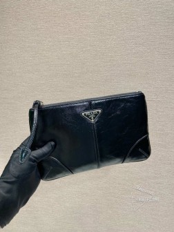 Prada 2NH006S 小号油腊皮手包,进口油腊皮革材质 高仿