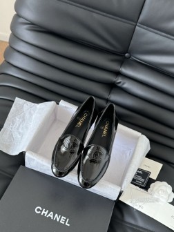 Chanel 24K新款乐福鞋高级手工系列鞋面牛皮 内里羊皮 真皮大底Size35-39 其他码数定 1331