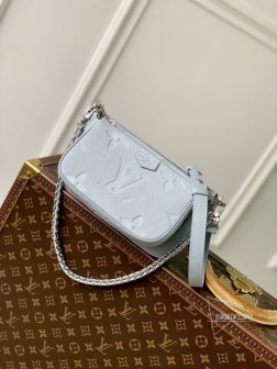 LV M47173蓝M80399 Multi Pochette Accessoires 手袋 Monogram Emprein