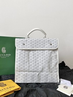 GOYARD saint-leger 双肩包 白色 方正设计