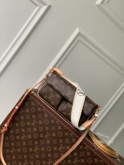 LV M46999 Vibe 手袋 Monogram 帆布 紧凑设计 顶级A货