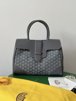 GOYARD Saigon VIC Tote灰色大容量托特包