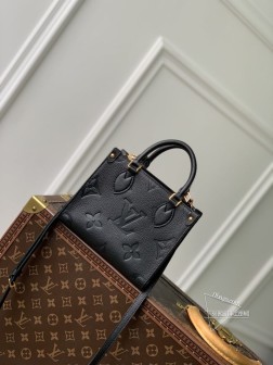 LV M46993 OnTheGo BB 手袋 Monogram Empreinte 皮革压印